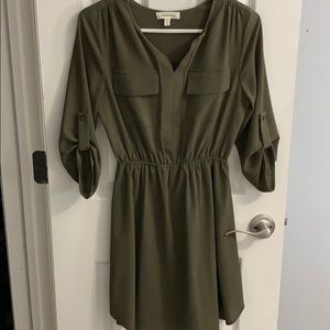 Army green dress
